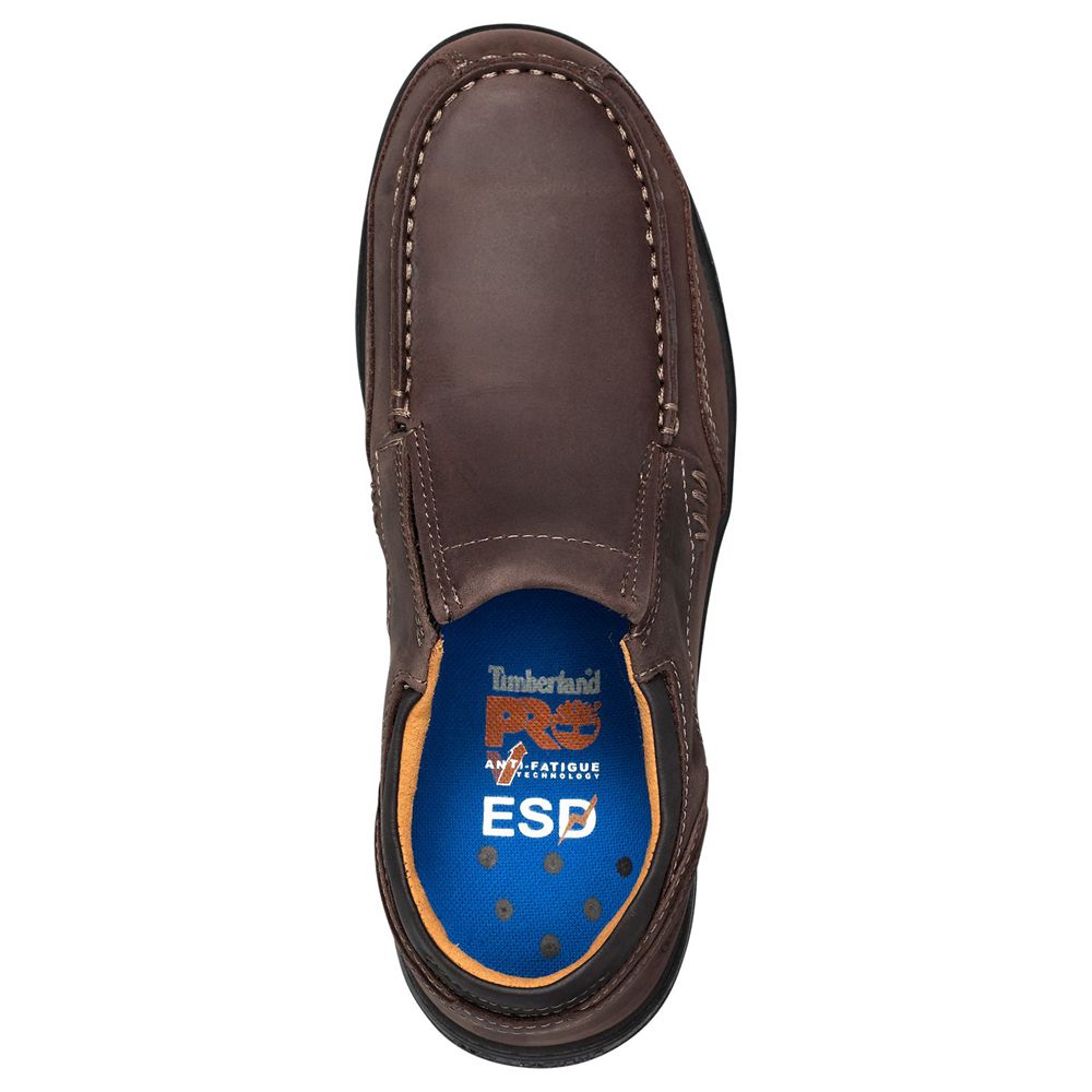 Pantofi De Lucru Timberland Barbati Maro - Pro® Branston Esd Alloy Toe - Romania - ROLEAQ642